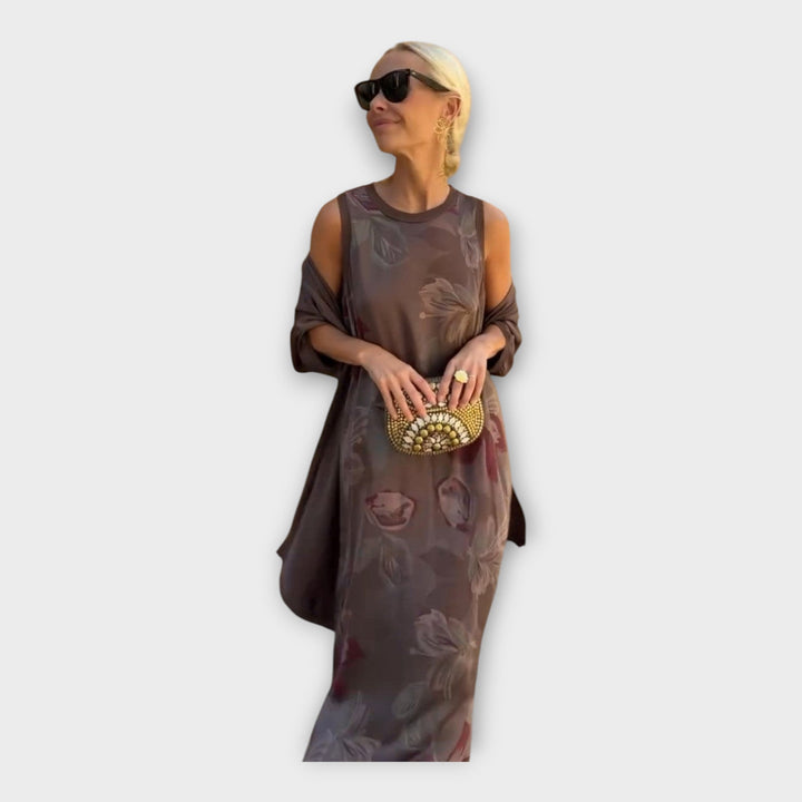 Maksiforinys Suknelė su Unikaliu Dizainu