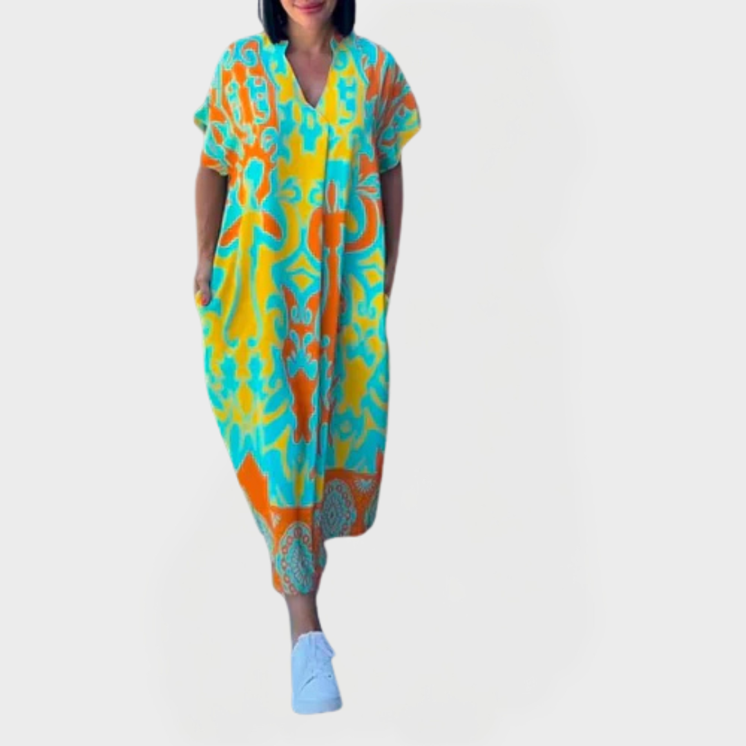 Stilinga Suknelė su Kišenėmis