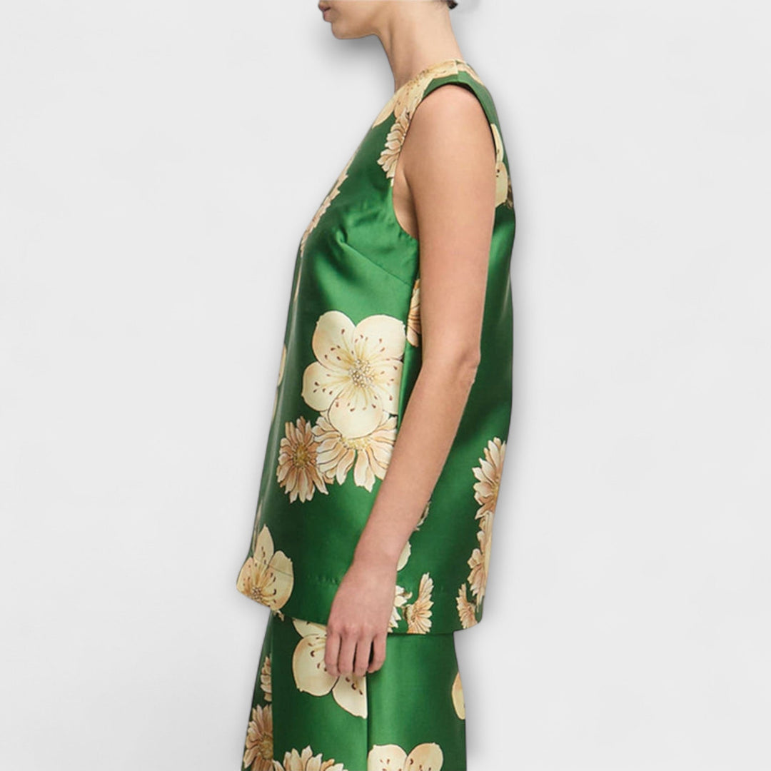 Clea - Šalavijų be rankovių kelnių komplektas