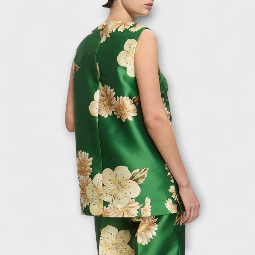 Clea - Šalavijų be rankovių kelnių komplektas