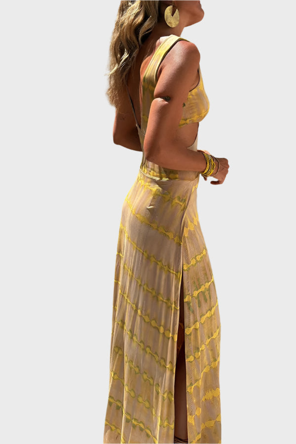 Patogi Suknelė su Iškirptėmis