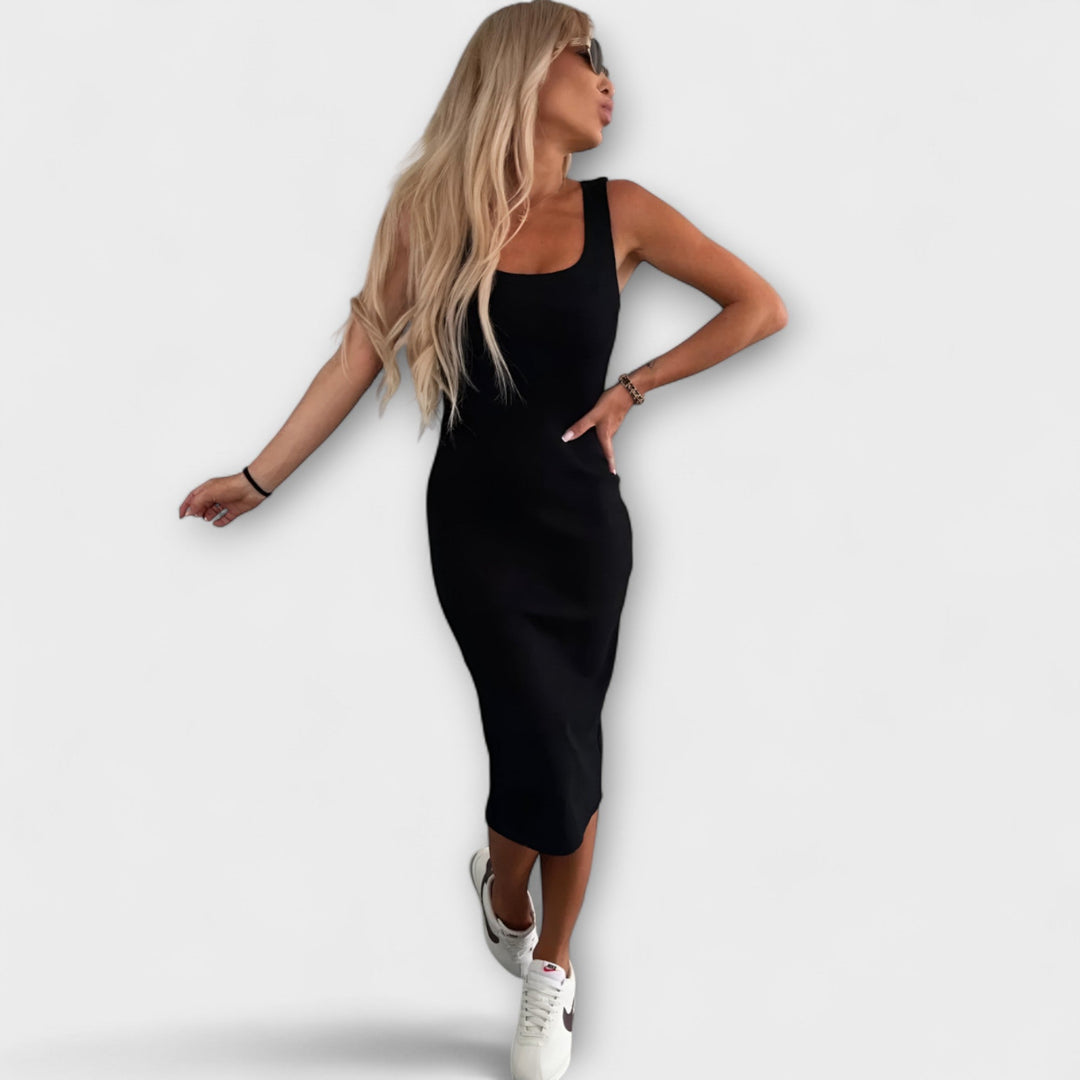 Manon - Patogus Midi Suknelė & Kardiganas