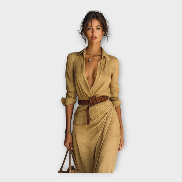 Lengva suknelė su laikina elegancija