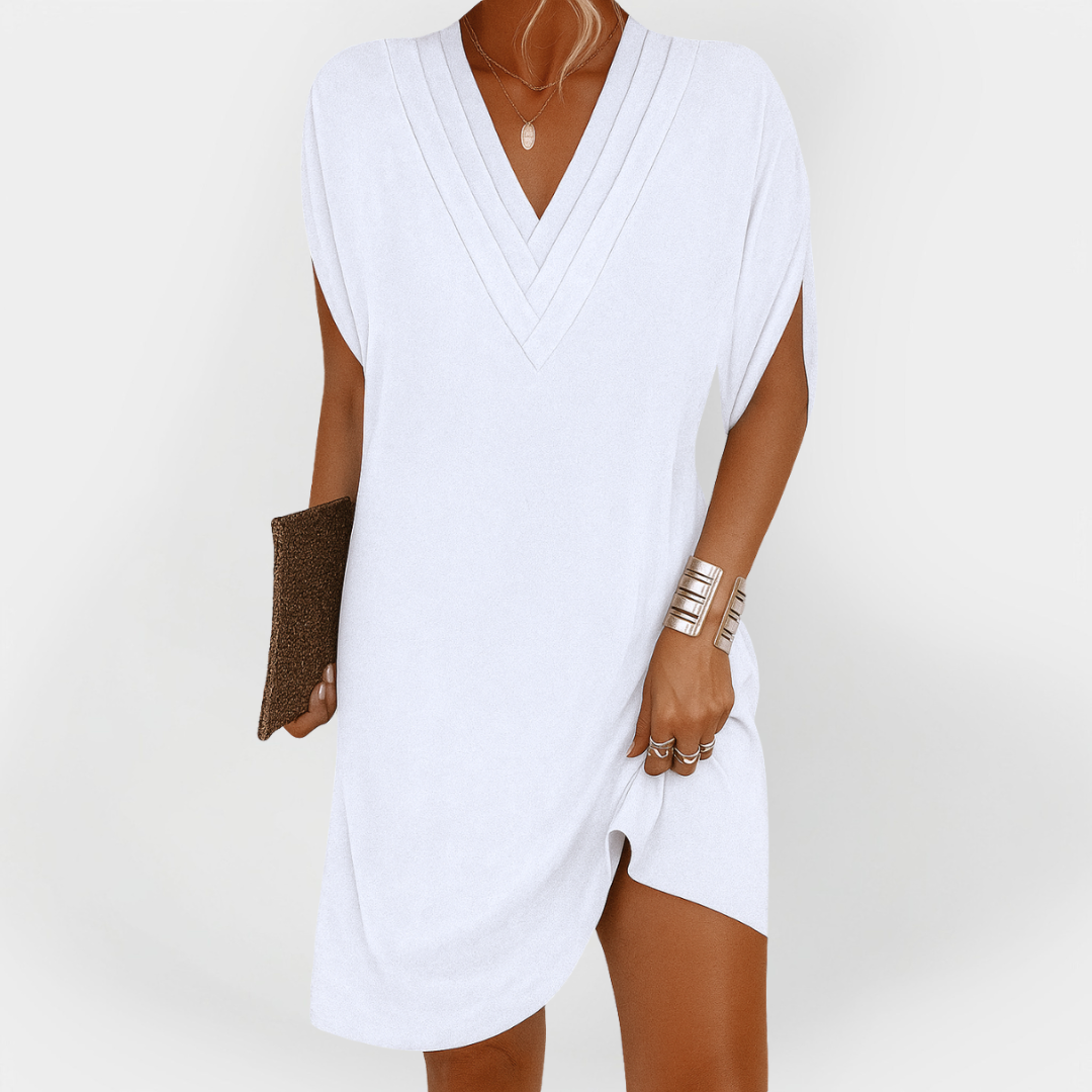 Stilinga Suknelė su Flattering Linija