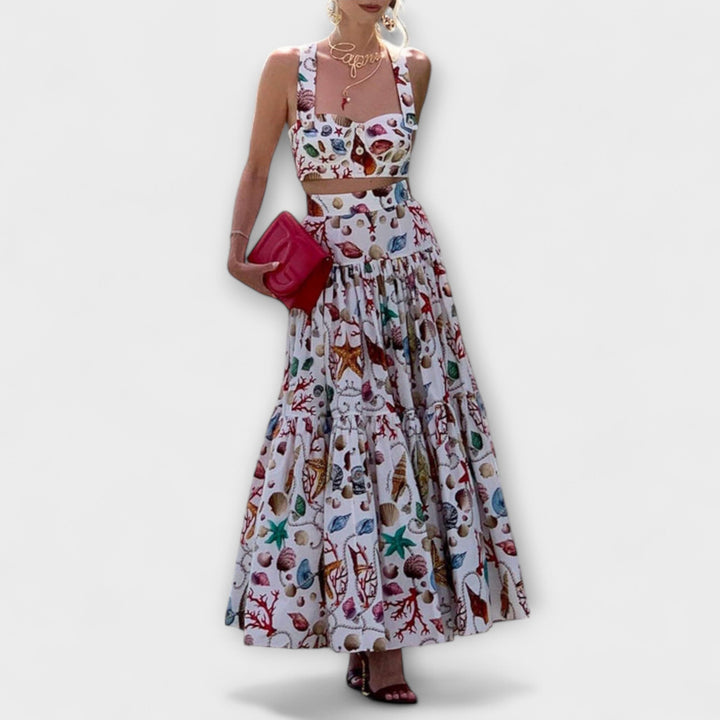 Heather - Stilingas dviejų dalių sijono komplektas