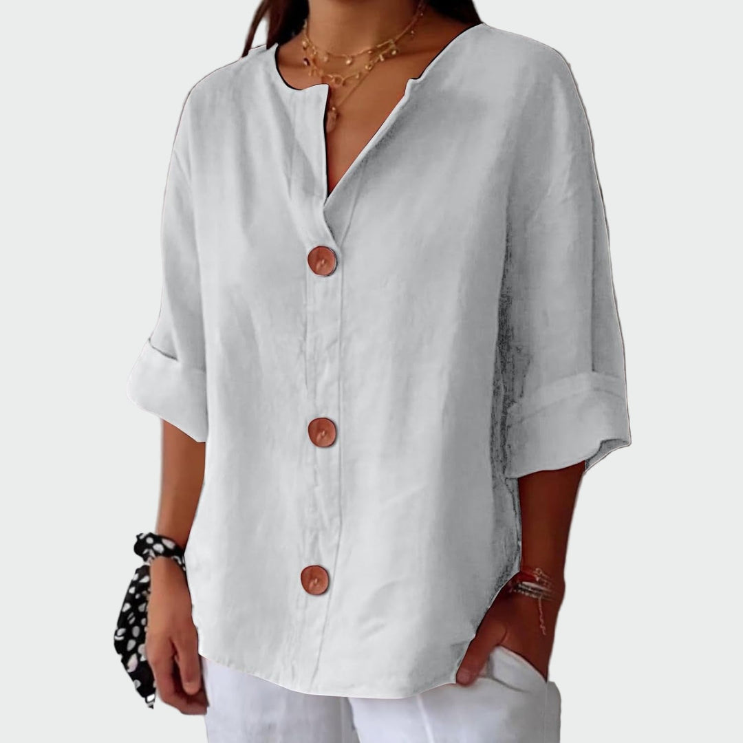 Classic Textured Blouse