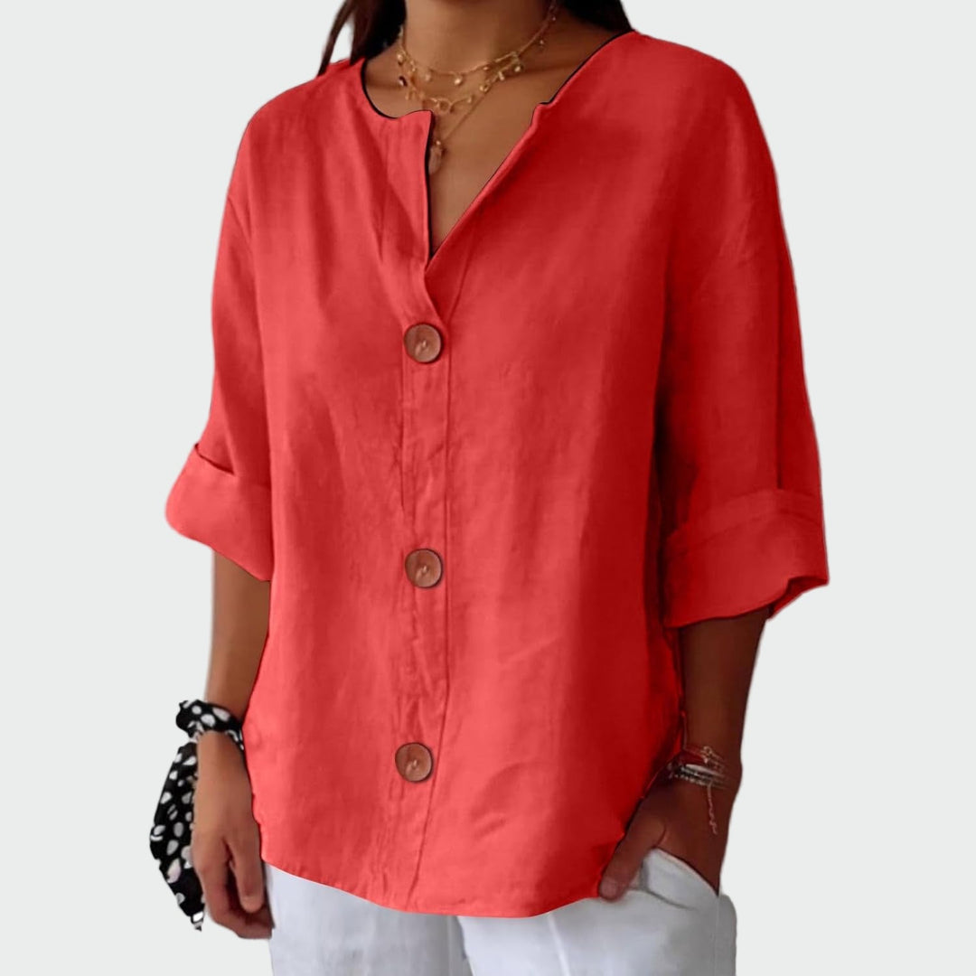 Classic Textured Blouse