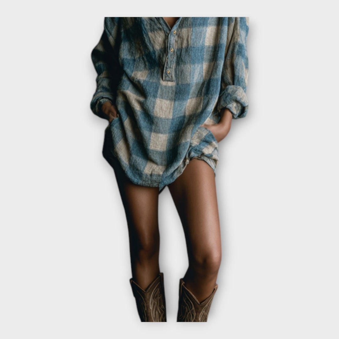 Elegantiška laisva palaidinė suknelė