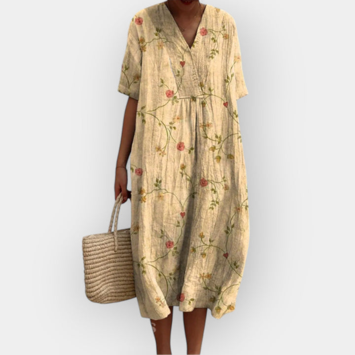 Vasaros Gėlių Suknelė