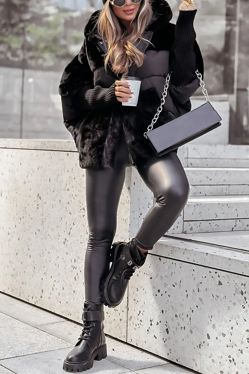 Ava - Elegantiška pūkinė striukė