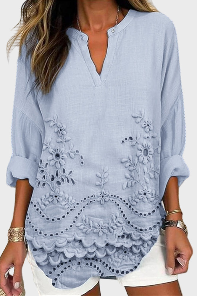 Coastal Bloom Blouse