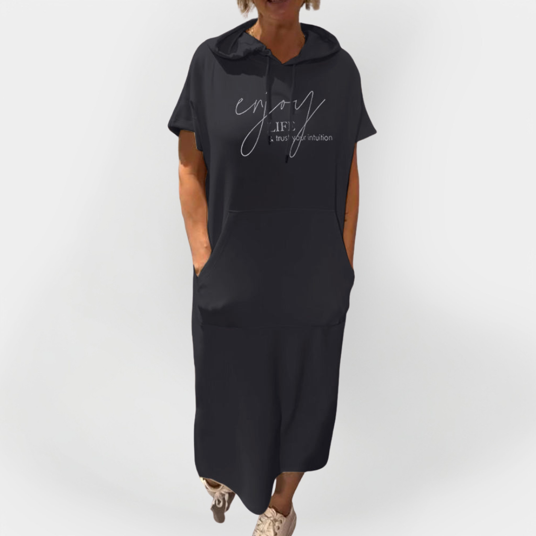 Kasdienė Suknelė su Kapišonu