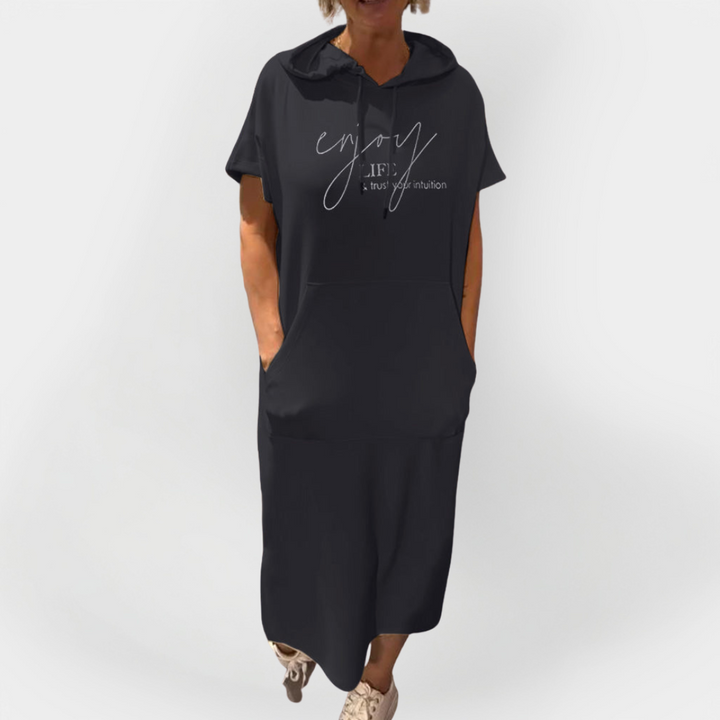 Kasdienė Suknelė su Kapišonu