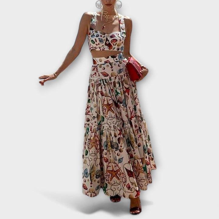 Heather - Stilingas dviejų dalių sijono komplektas