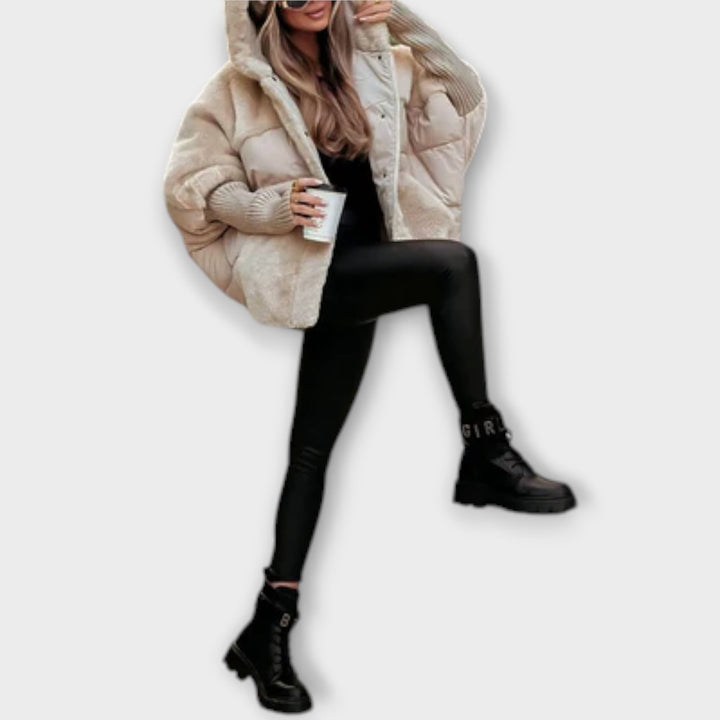 Ava - Elegantiška pūkinė striukė