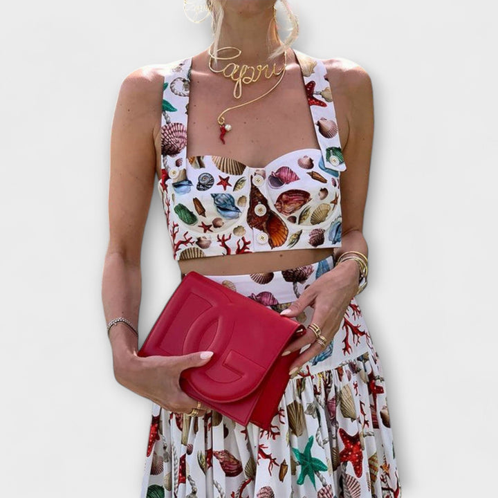 Heather - Stilingas dviejų dalių sijono komplektas