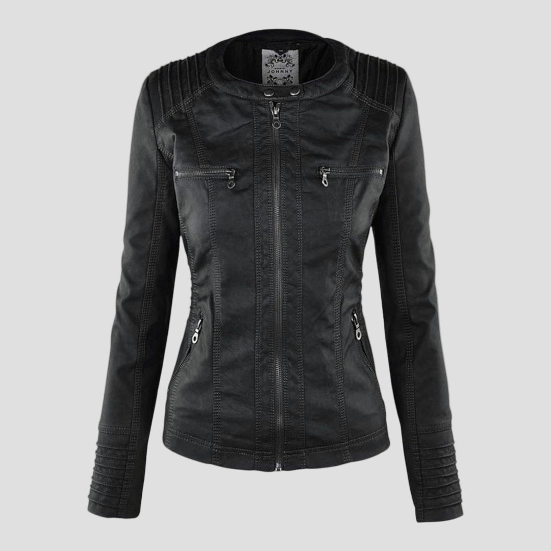 Justė- Moderni odinė striukė