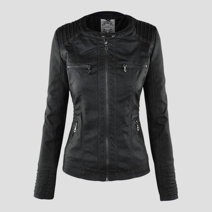 Justė- Moderni odinė striukė