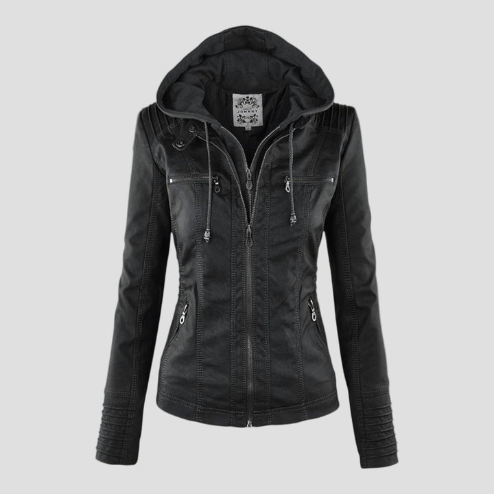 Justė- Moderni odinė striukė