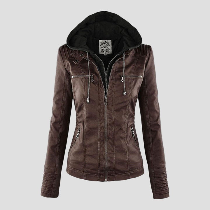 Justė- Moderni odinė striukė