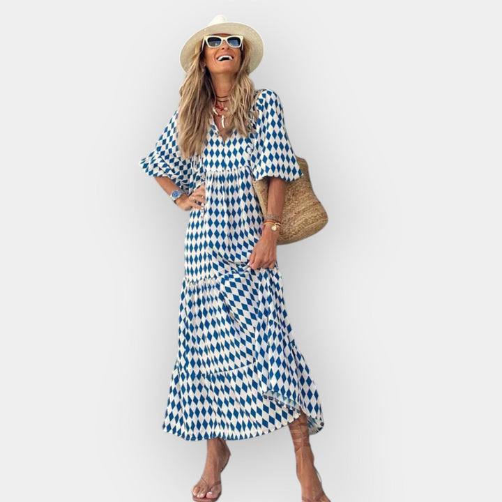 Floristinės Motyvo Suknelė