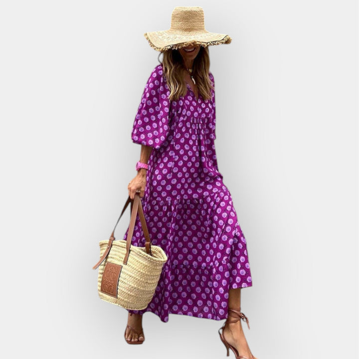 Floristinės Motyvo Suknelė