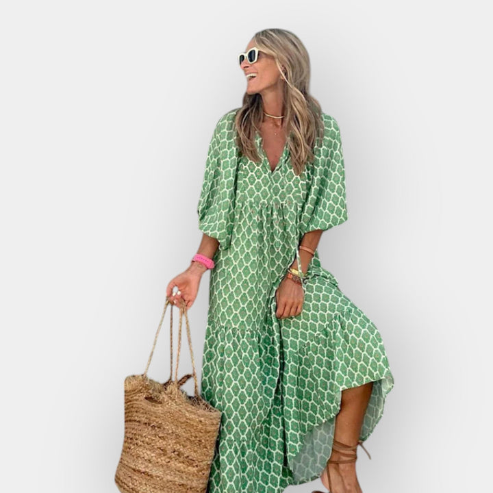 Floristinės Motyvo Suknelė