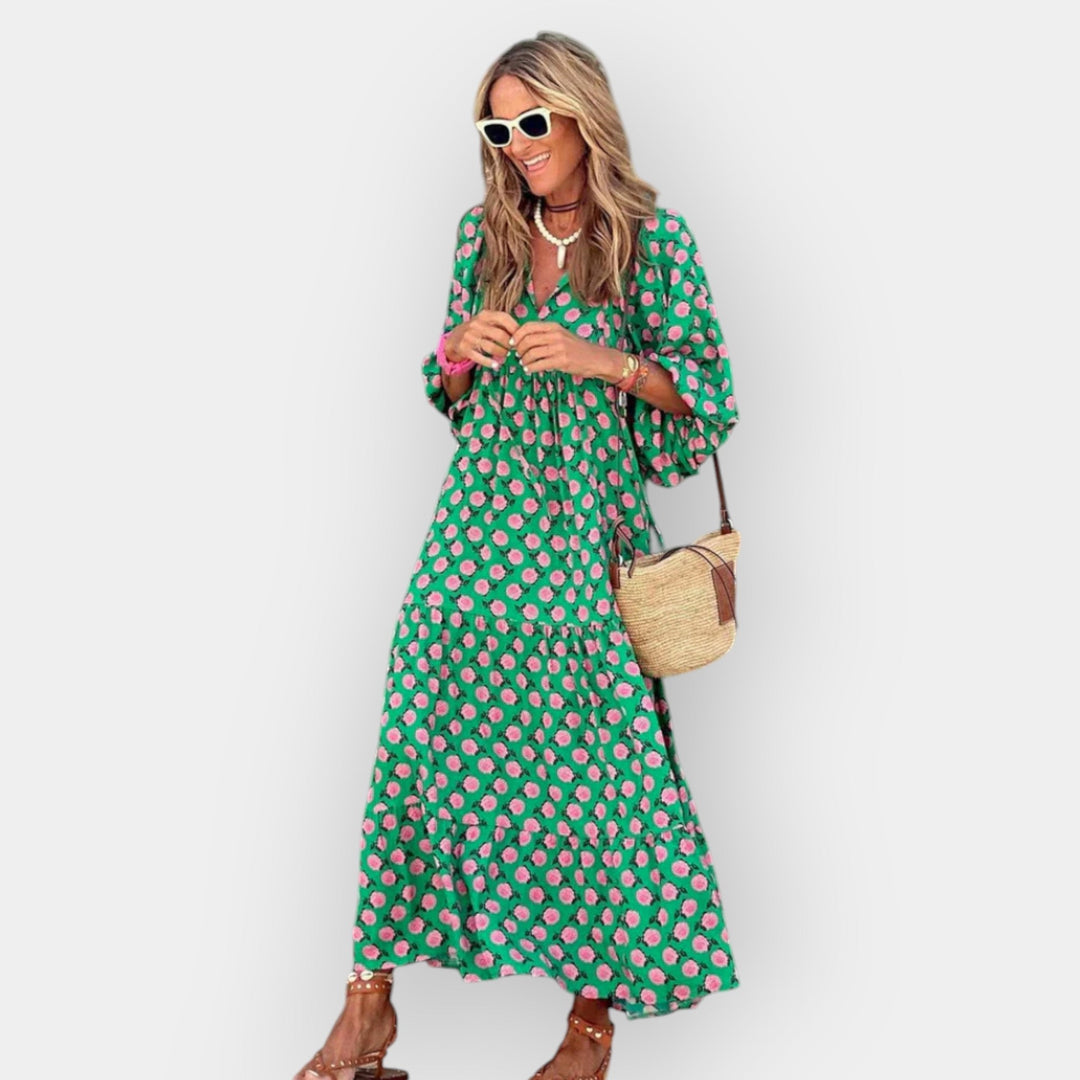 Floristinės Motyvo Suknelė