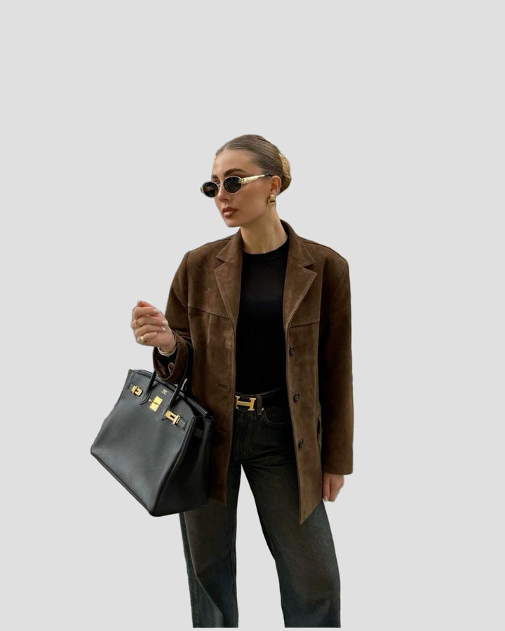 Ella - Zomšinė striukė