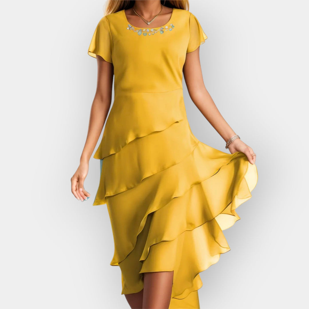 Lengva Šifono Suknelė