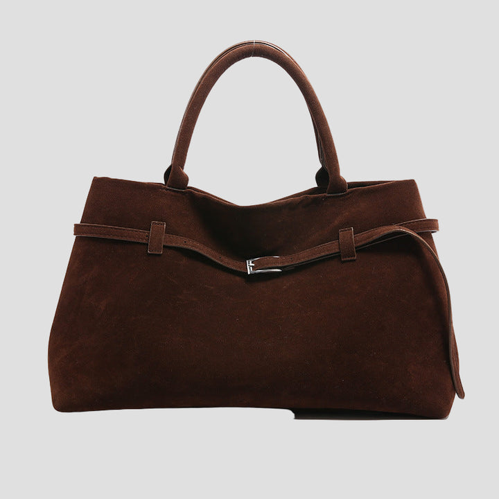 Amalia - Aksominė odinė rankinė