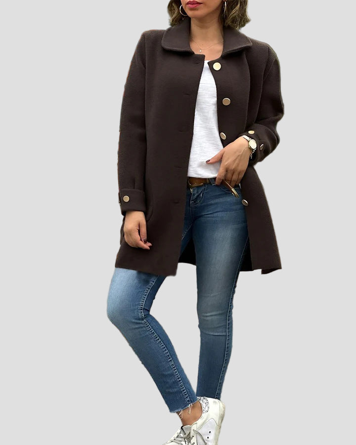 Lirenne - Klasikinis oversized paltas