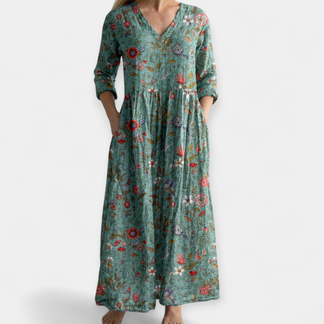 Lengva Gėlių Suknelė