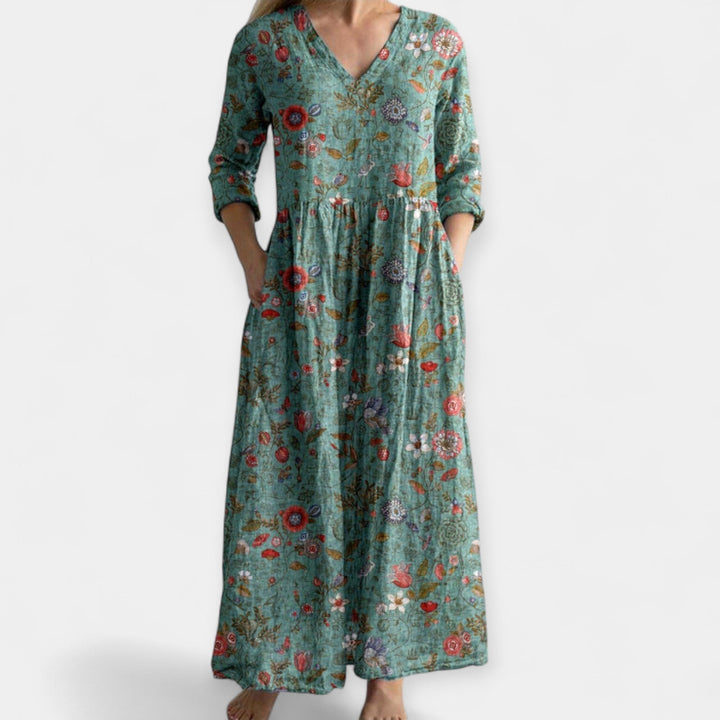 Lengva Gėlių Suknelė