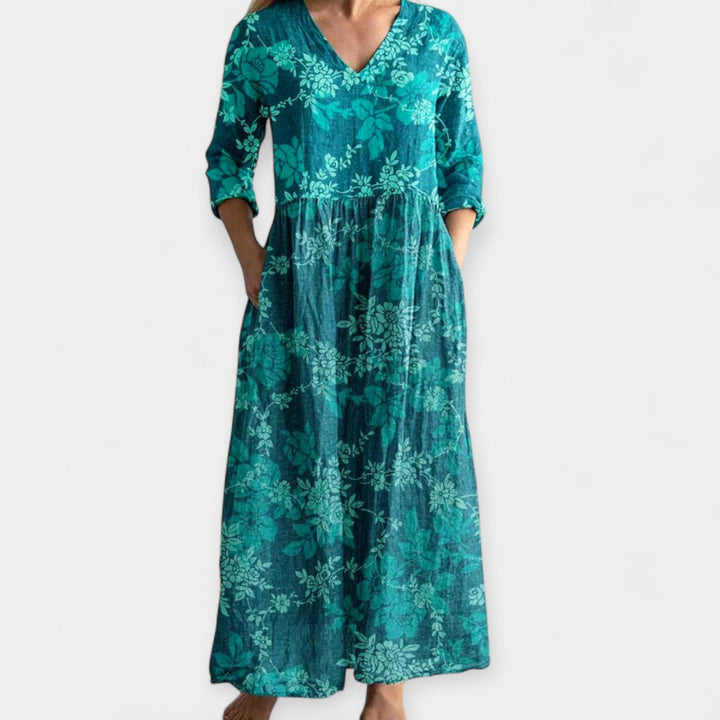 Lengva Gėlių Suknelė