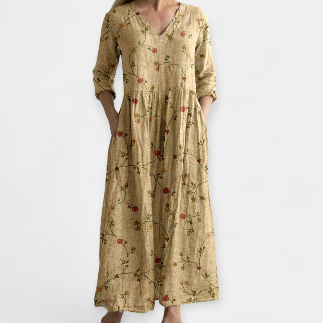 Lengva Gėlių Suknelė