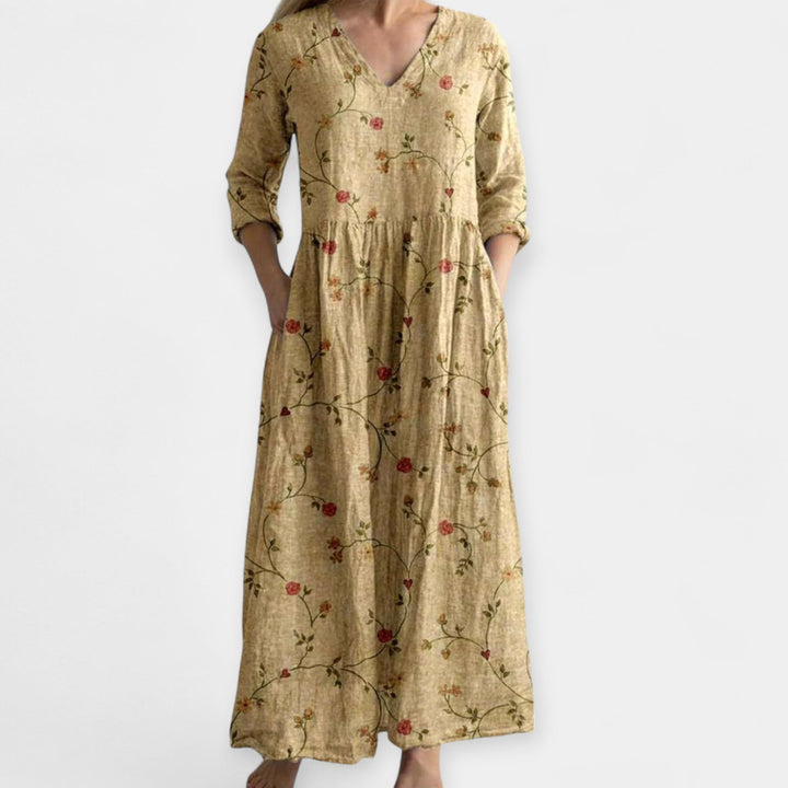 Lengva Gėlių Suknelė