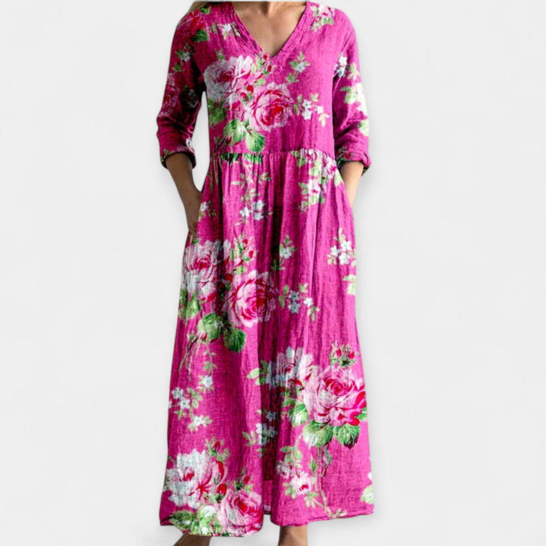 Lengva Gėlių Suknelė