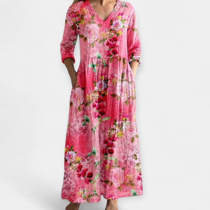 Lengva Gėlių Suknelė