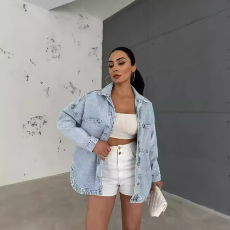 Kira - Džinsinė Striukė