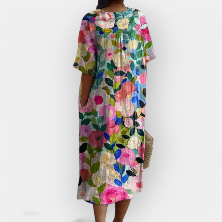 Vasaros Gėlių Suknelė