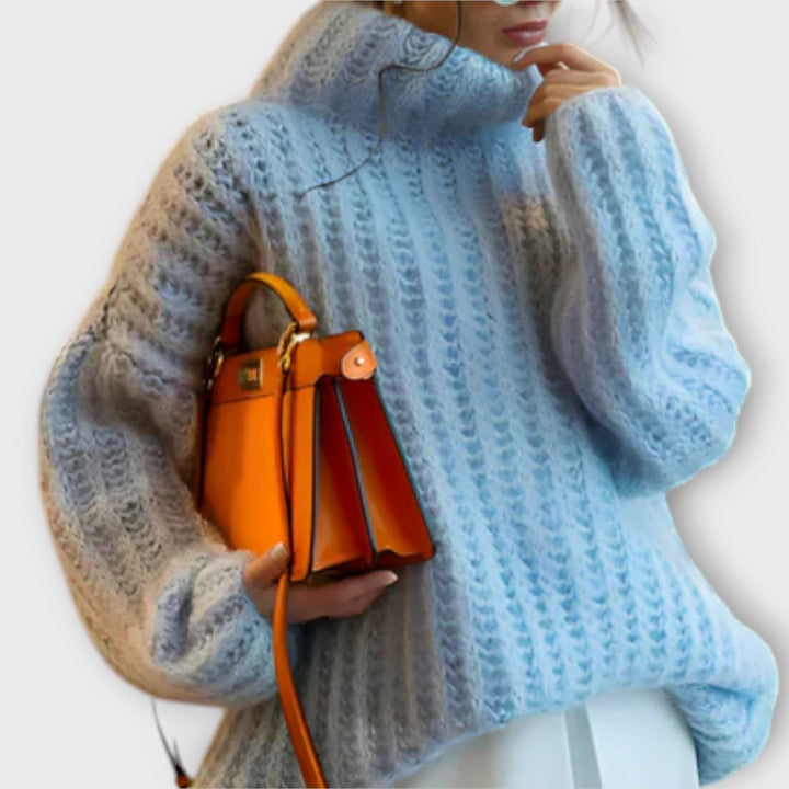 Paulina - Ilgomis rankovėmis megztinis