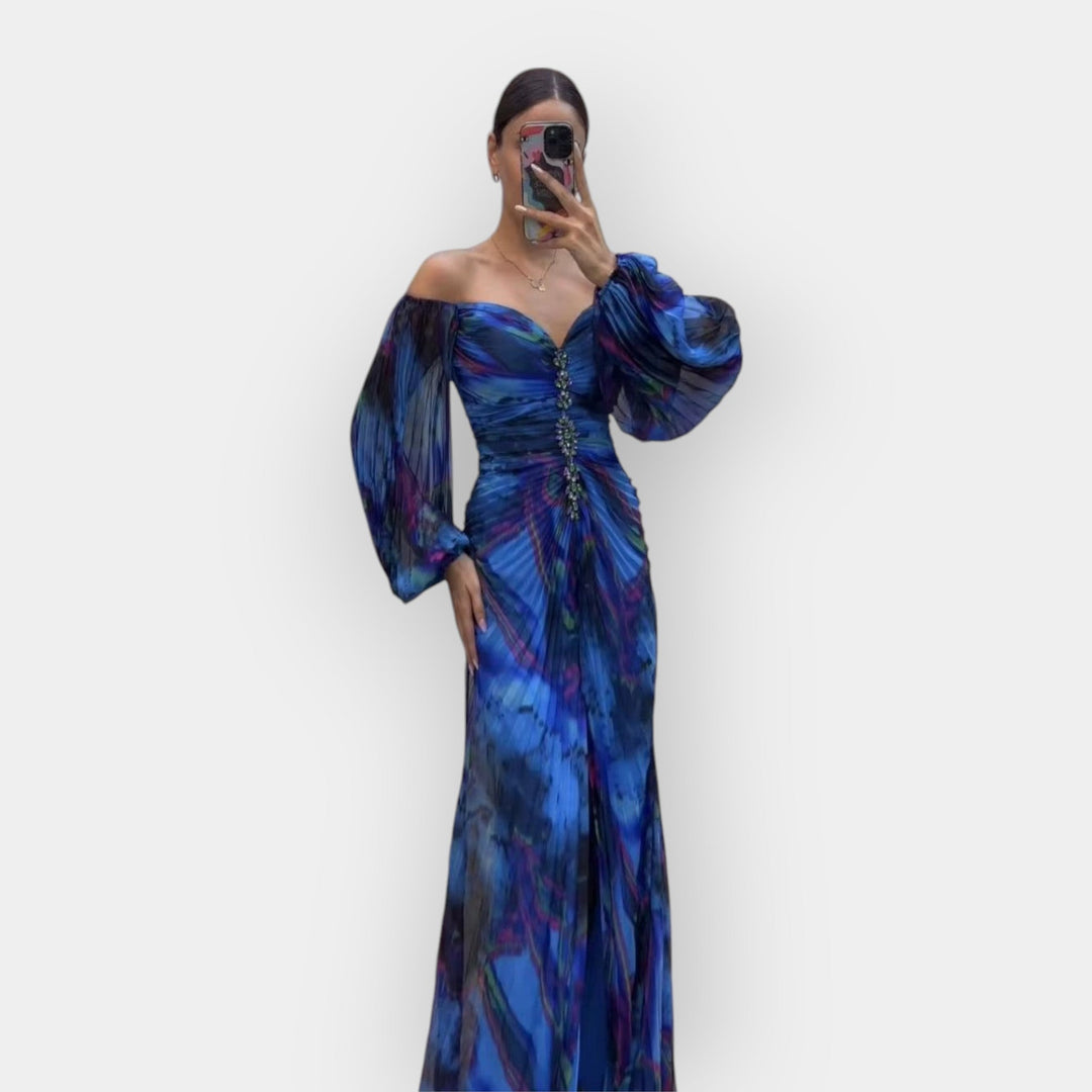 Lengva Suknelė su Iškirpte