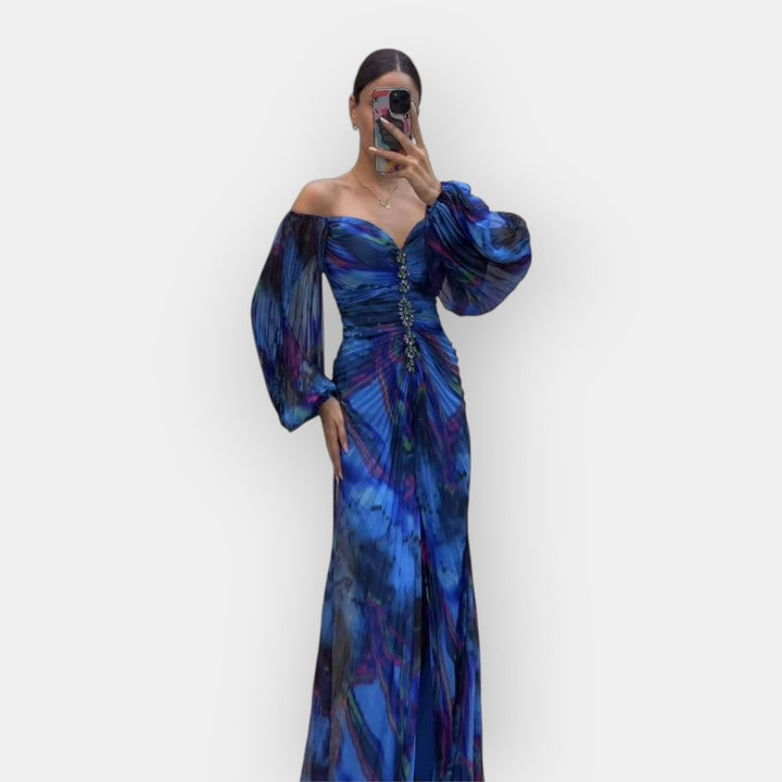 Lengva Suknelė su Iškirpte