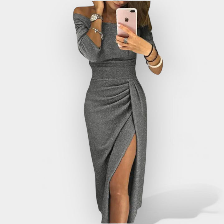 Stilingas Suknelė su Elegantišku Kirpimu