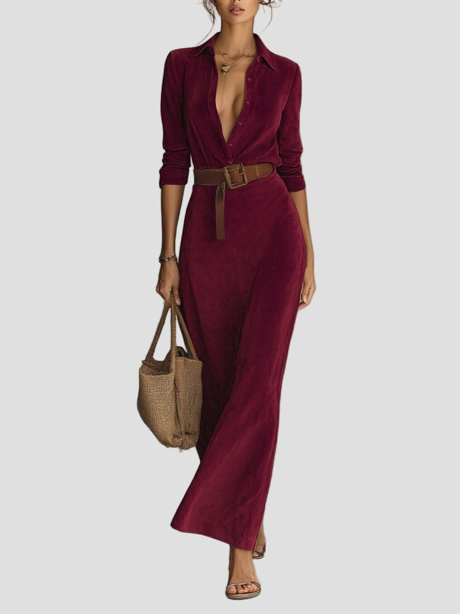 Ariane - Maxi suknelė su detalėmis