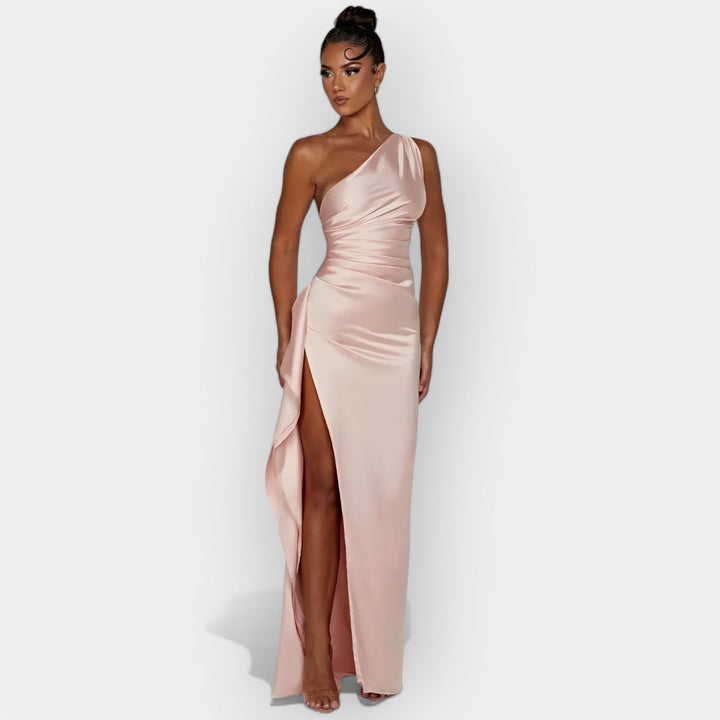 Satino Suknelė Aristokratiškoms Vakarėliams