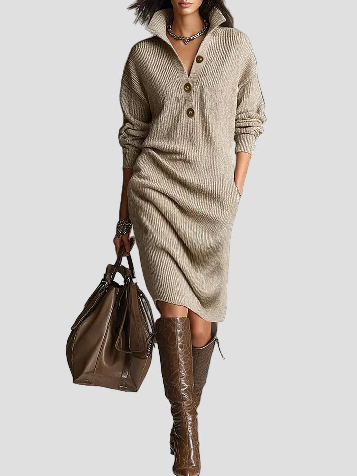 Geneviève - Midi megztinis suknelė