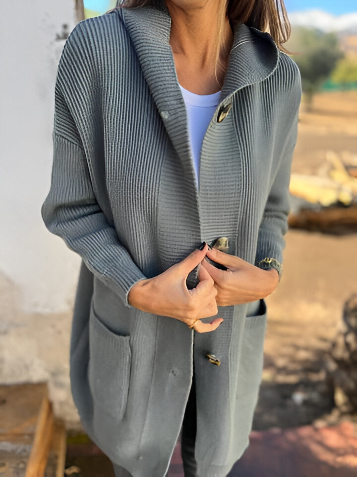 PRISCILLA-Rudens džemperis su gobtuvu