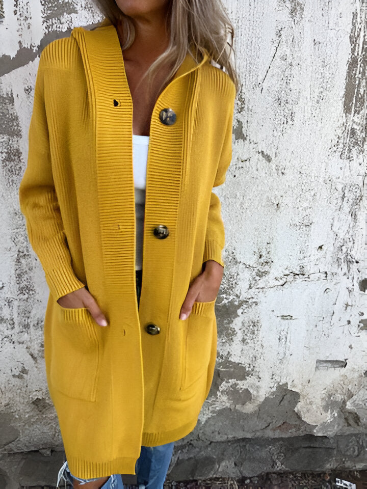 PRISCILLA-Rudens džemperis su gobtuvu